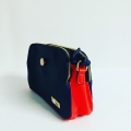 Bild 3 von Handbag blue red small with clock