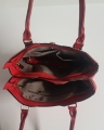 Bild 5 von Handbag red medium with clock