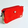 Bild 2 von Handbag red white small with clock