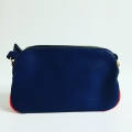 Bild 4 von Handbag blue red small with clock